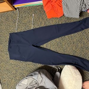 Navy lululemon leggings, size 4